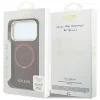 Apple iPhone 18 Pro Max / 17 Pro Max bordové Guess puzdro s 360° prstencovým stojanom Grained Classic Logo MagSafe thumbnail