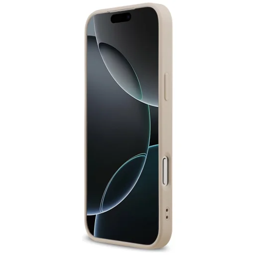iPhone 18 Pro Max / iPhone 17 Pro Max rózsaszín Guess Saffiano Classic Logo MagSafe tok - 5