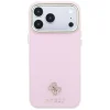 Apple iPhone 18 Pro Max / 17 Pro Max ružové puzdro Guess Saffiano Small 4G & Classic Logo MagSafe thumbnail