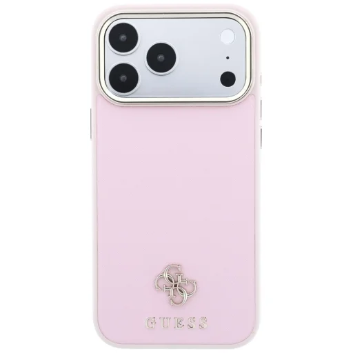 Apple iPhone 18 Pro Max / 17 Pro Max ružové puzdro Guess Saffiano Small 4G & Classic Logo MagSafe - 3