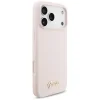 Apple iPhone 18 Pro Max / iPhone 17 Pro Max ružový Guess Silicone Script Metal Logo MagSafe kryt thumbnail