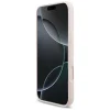 Apple iPhone 18 Pro Max / iPhone 17 Pro Max ružový Guess Silicone Script Metal Logo MagSafe kryt thumbnail