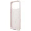 Apple iPhone 18 Pro Max / iPhone 17 Pro Max ružový Guess Silicone Script Metal Logo MagSafe kryt thumbnail