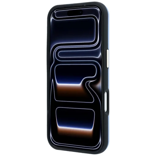 Apple iPhone 18 Pro / 17 Pro kék Guess Smooth & Big Strass Logo tok - 5