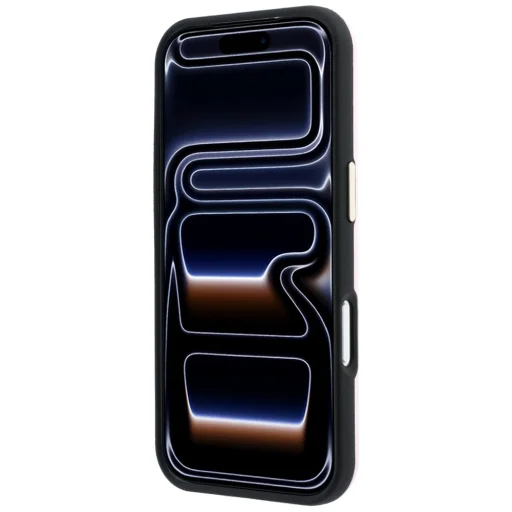 iPhone 18 Pro / 17 Pro rózsaszín Guess Smooth & Big Strass Logo tok - 5