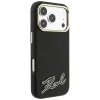 Apple iPhone 18 Pro / 17 Pro fekete Karl Lagerfeld Grained with Resin Signature Logo MagSafe tok thumbnail