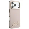 Ružový kryt Karl Lagerfeld Grained with Resin Signature Logo MagSafe pre iPhone 18 Pro / 17 Pro thumbnail