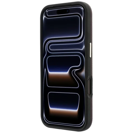 iPhone 18 Pro Max / 17 Pro Max bordó Karl Lagerfeld Grained with Resin Signature Logo MagSafe tok - 5