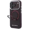 iPhone 18 Pro Max / 17 Pro Max bordó Karl Lagerfeld Ring Stand 360 Saffiano Classic Logo MagSafe tok thumbnail