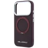 iPhone 18 Pro Max / 17 Pro Max bordó Karl Lagerfeld Ring Stand 360 Saffiano Classic Logo MagSafe tok thumbnail