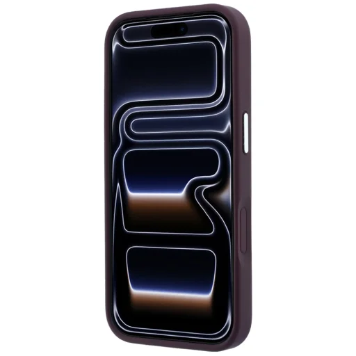 iPhone 18 Pro Max / 17 Pro Max bordó Karl Lagerfeld Ring Stand 360 Saffiano Classic Logo MagSafe tok - 5