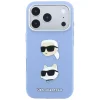 Puzdro pre iPhone 18 Pro / 17 Pro – Karl Lagerfeld Saffiano s motívom Karl a Choupette, svetlomodré thumbnail