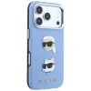 Puzdro pre iPhone 18 Pro / 17 Pro – Karl Lagerfeld Saffiano s motívom Karl a Choupette, svetlomodré thumbnail