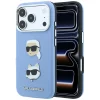 Puzdro pre iPhone 18 Pro / 17 Pro – Karl Lagerfeld Saffiano s motívom Karl a Choupette, svetlomodré thumbnail