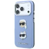 Puzdro pre iPhone 18 Pro / 17 Pro – Karl Lagerfeld Saffiano s motívom Karl a Choupette, svetlomodré thumbnail