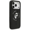 iPhone 18 Pro Max / iPhone 17 Pro Max čierne puzdro Karl Lagerfeld Silicone Karl&Choupette Ring MagSafe thumbnail
