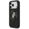iPhone 18 Pro Max / iPhone 17 Pro Max čierne puzdro Karl Lagerfeld Silicone Karl&Choupette Ring MagSafe thumbnail
