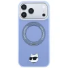 Apple iPhone 18 Pro / 17 Pro svetlomodré puzdro Karl Lagerfeld Ring Stand 360 Choupette Head Pin MagSafe thumbnail
