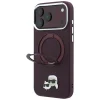 iPhone 18 Pro / 17 Pro Bordový Karl Lagerfeld Ring Stand 360 Karl & Choupette Heads Pin MagSafe kryt thumbnail
