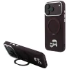 iPhone 18 Pro / 17 Pro Bordó Karl Lagerfeld Ring Stand 360 Karl & Choupette Heads Pin MagSafe tok thumbnail