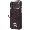 iPhone 18 Pro / 17 Pro bordó Karl Lagerfeld Ring Stand 360 Karl Head Pin MagSafe tok thumbnail
