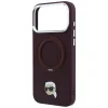 iPhone 18 Pro / 17 Pro bordové puzdro Karl Lagerfeld Ring Stand 360 Karl Head Pin MagSafe thumbnail