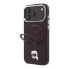 iPhone 18 Pro / 17 Pro bordové puzdro Karl Lagerfeld Ring Stand 360 Karl Head Pin MagSafe thumbnail