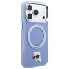 Apple iPhone 18 Pro / 17 Pro világoskék Karl Lagerfeld Ring Stand 360 Karl Head Pin MagSafe tok thumbnail