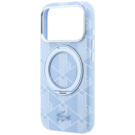 Apple iPhone 18 Pro Max / 17 Pro Max kék Lacoste Blend with Ring Stand MagSafe tok - 6