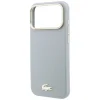  Apple iPhone 18 Pro / 17 Pro szürke Lacoste Champs Elysees Embossed MagSafe hátlap tok thumbnail