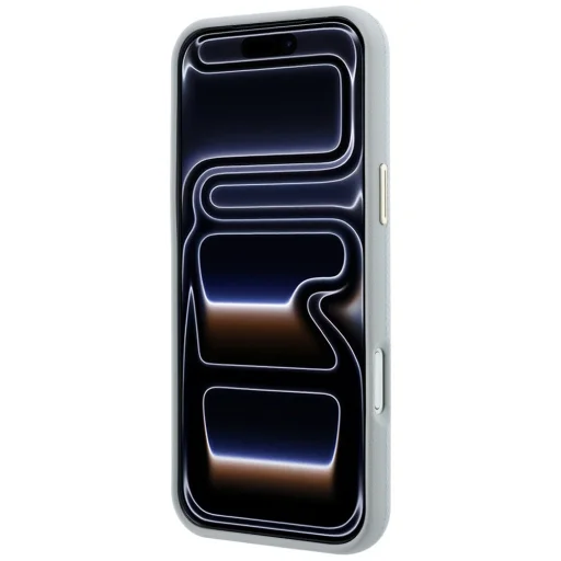 Sivý zadný kryt Lacoste Champs Elysees Embossed MagSafe pre Apple iPhone 18 Pro / 17 Pro - 5