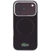 Apple iPhone 18 Pro / 17 Pro bordový Lacoste IML Frosted Lacquer Logo MagSafe zadný kryt thumbnail
