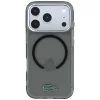 Apple iPhone 18 Pro / 17 Pro čierny Lacoste IML Frosted Laquer Logo MagSafe zadný kryt thumbnail