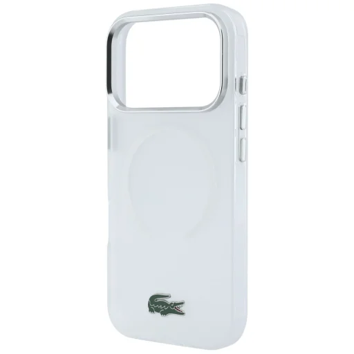 Apple iPhone 18 Pro / 17 Pro priehľadné puzdro Lacoste IML s matným lakovaným logom MagSafe - 6