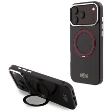  iPhone 18 Pro Max / 17 Pro Max bordó Lacoste IML Glossy Finish MagSafe tok gyűrűs állvánnyal