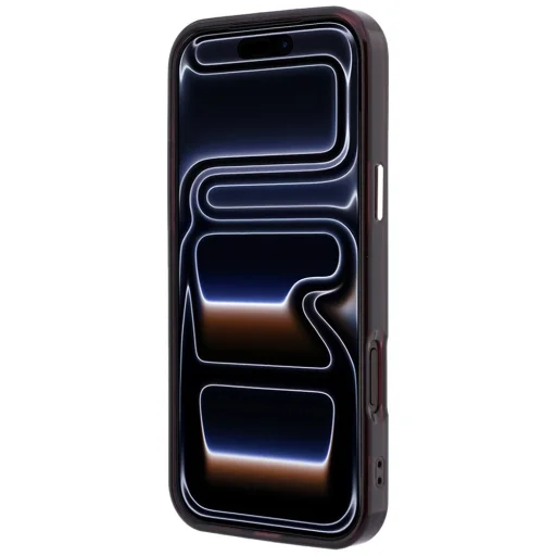  iPhone 18 Pro Max / 17 Pro Max bordó Lacoste IML Glossy Finish MagSafe tok gyűrűs állvánnyal - 5