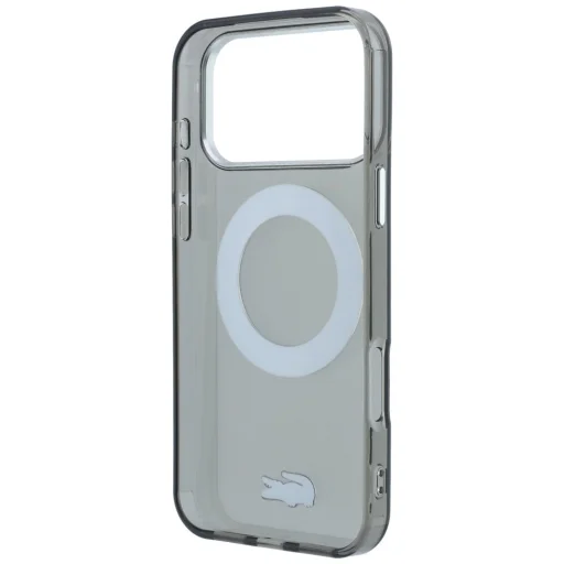 Apple iPhone 18 Pro Max / 17 Pro Max fekete Lacoste IML Glossy Finish with Ring Stand MagSafe hátlap tok - 7