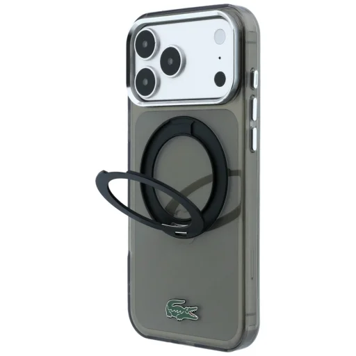 Apple iPhone 18 Pro Max / 17 Pro Max čierny zadný kryt Lacoste IML Glossy Finish with Ring Stand MagSafe - 2