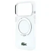 Apple iPhone 18 Pro / 17 Pro priehľadný tvrdý zadný kryt Lacoste IML Glossy Finish with Ring Stand MagSafe thumbnail