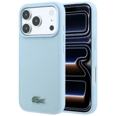 Apple iPhone 18 Pro Max / 17 Pro Max kék Lacoste Petit Pique Lacquer Logo MagSafe kemény hátlap tok