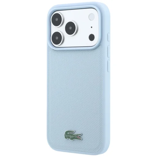 Apple iPhone 18 Pro Max / 17 Pro Max kék Lacoste Petit Pique Lacquer Logo MagSafe kemény hátlap tok - 2