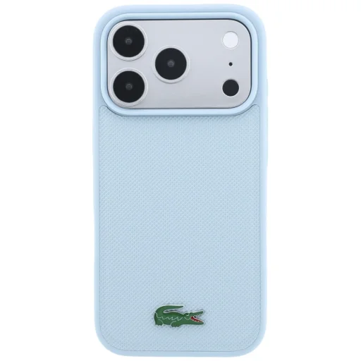 Apple iPhone 18 Pro Max / 17 Pro Max kék Lacoste Petit Pique Lacquer Logo MagSafe kemény hátlap tok - 3