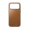 iPhone 18 Pro Max / 17 Pro Max cserbarna Nomad Modern Leather Case prémium valódi bőr tok thumbnail
