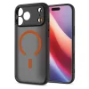 iPhone 18 Pro Max / 17 Pro Max matt fekete-narancssárga Spigen Ultra Hybrid MagSafe védőtok thumbnail
