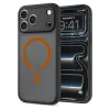 iPhone 18 Pro Max / 17 Pro Max matné čierno-oranžové ochranné puzdro Spigen Ultra Hybrid MagSafe thumbnail