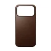 iPhone 18 Pro Max / 17 Pro Max barna Nomad Modern Leather Case bőr védőtok thumbnail