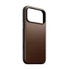 iPhone 18 Pro Max / 17 Pro Max barna Nomad Modern Leather Case bőr védőtok thumbnail
