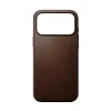 iPhone 18 Pro Max / 17 Pro Max barna Nomad Modern Leather Case bőr védőtok thumbnail