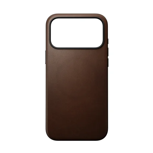 iPhone 18 Pro Max / 17 Pro Max hnedé kožené ochranné puzdro Nomad Modern Leather Case - 11