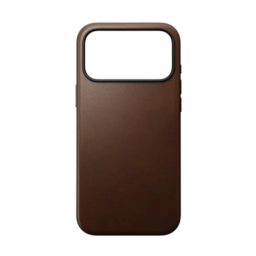 iPhone 18 Pro Max / 17 Pro Max hnedé kožené ochranné puzdro Nomad Modern Leather Case - 7